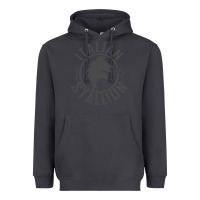 Smoke Italian Stallion Heavyweight Hoodie - artisFamous