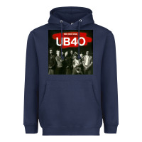 Navy THE ESSENTIAL UB 40 Heavyweight Hoodie - artisFamous