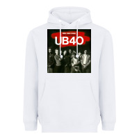 White THE ESSENTIAL UB 40 Heavyweight Hoodie - artisFamous