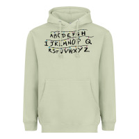 Matcha stranger alphabets funny Heavyweight Hoodie - artisFamous