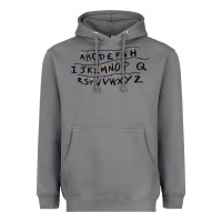 Storm stranger alphabets funny Heavyweight Hoodie - artisFamous
