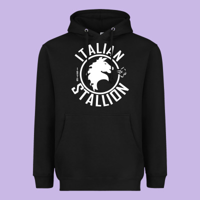Italian Stallion Heavyweight Hoodie Designed By Artisfamous
