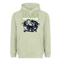 Matcha Predator Alien Heavyweight Hoodie - artisFamous