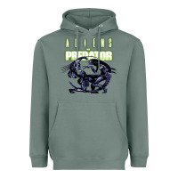 Sage Predator Alien Heavyweight Hoodie - artisFamous