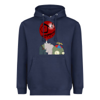Navy Plants vs. Zombies Heavyweight Hoodie - artisFamous