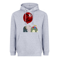 Heather Grey Plants vs. Zombies Heavyweight Hoodie - artisFamous