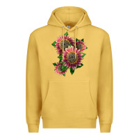 Antique Gold 4 crimson blaze sunflower Premium Hoodie - LillyAllenDesigns