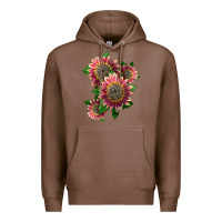 Chestnut 4 crimson blaze sunflower Premium Hoodie - LillyAllenDesigns