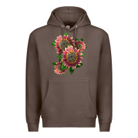 Coffee 4 crimson blaze sunflower Premium Hoodie - LillyAllenDesigns