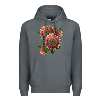 Rock 4 crimson blaze sunflower Premium Hoodie - LillyAllenDesigns