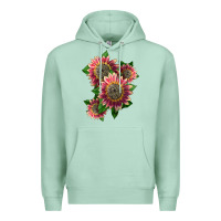Seafoam 4 crimson blaze sunflower Premium Hoodie - LillyAllenDesigns