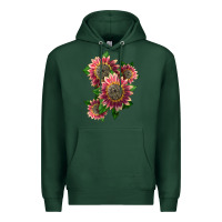 Sports Green 4 crimson blaze sunflower Premium Hoodie - LillyAllenDesigns