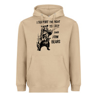 Mushroom bear arms 2nd amendment funny hunting Heavyweight Hoodie - artisFamous