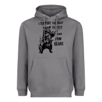 Storm bear arms 2nd amendment funny hunting Heavyweight Hoodie - artisFamous