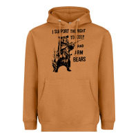 Meerkat bear arms 2nd amendment funny hunting Heavyweight Hoodie - artisFamous