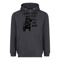 Smoke bear arms 2nd amendment funny hunting Heavyweight Hoodie - artisFamous