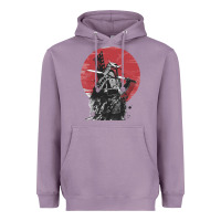 Lavender Soul of Samurai Heavyweight Hoodie - artisFamous