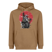 Toasted Coconut Soul of Samurai Heavyweight Hoodie - artisFamous