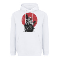 White Soul of Samurai Heavyweight Hoodie - artisFamous
