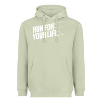 Matcha run for your life Heavyweight Hoodie - artisFamous