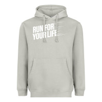 Moon Dust run for your life Heavyweight Hoodie - artisFamous
