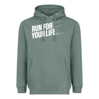 Sage run for your life Heavyweight Hoodie - artisFamous