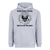 Heather Grey Screeching Weasel Beat Is On The Brat Heavyweight Hoodie - artisFamous