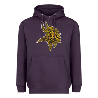 Plum Viking Style Heavyweight Hoodie - artisFamous