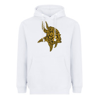 White Viking Style Heavyweight Hoodie - artisFamous