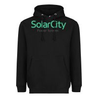 Black SolarCity Heavyweight Hoodie - artisFamous