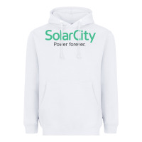 White SolarCity Heavyweight Hoodie - artisFamous