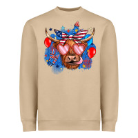 Mushroom western america cow Heavyweight Sweatshirt - JahusDesignShop