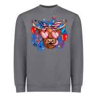 Storm western america cow Heavyweight Sweatshirt - JahusDesignShop