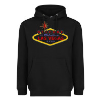Black Welcome to Fabulous Las Vegas Nevada Heavyweight Hoodie - artisFamous