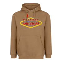 Toasted Coconut Welcome to Fabulous Las Vegas Nevada Heavyweight Hoodie - artisFamous