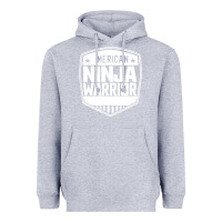 Heather Grey american ninja warrior Heavyweight Hoodie - artisFamous