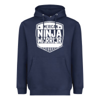 Navy american ninja warrior Heavyweight Hoodie - artisFamous