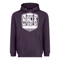Plum american ninja warrior Heavyweight Hoodie - artisFamous
