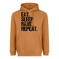 Meerkat eat sleep rave repeat Heavyweight Hoodie - artisFamous
