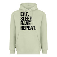 Matcha eat sleep rave repeat Heavyweight Hoodie - artisFamous