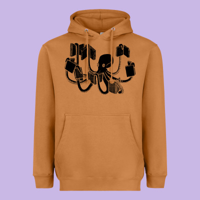 Octopus Heavyweight Hoodie Designed By Artisfamous