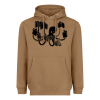 Toasted Coconut Octopus Heavyweight Hoodie - artisFamous