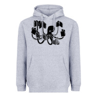 Heather Grey Octopus Heavyweight Hoodie - artisFamous