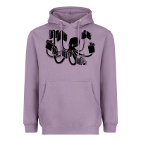 Lavender Octopus Heavyweight Hoodie - artisFamous