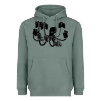 Sage Octopus Heavyweight Hoodie - artisFamous