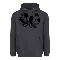 Smoke Octopus Heavyweight Hoodie - artisFamous