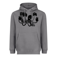 Storm Octopus Heavyweight Hoodie - artisFamous
