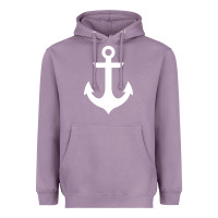 Lavender preppy nautical anchor Heavyweight Hoodie - artisFamous