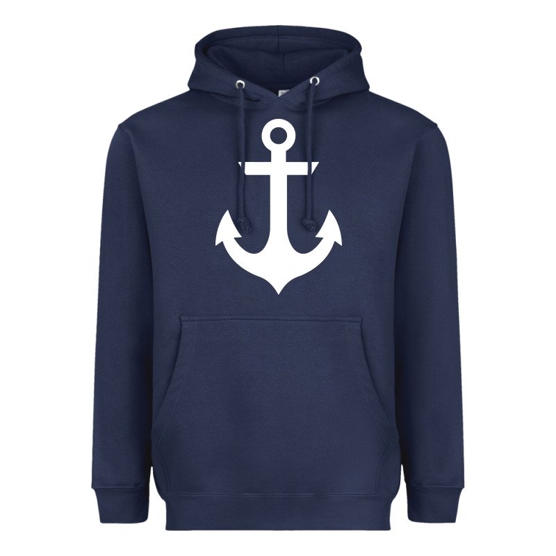 Preppy Nautical Anchor Heavyweight Hoodie by artisFamous | Teevron