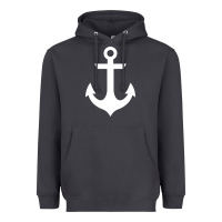 Smoke preppy nautical anchor Heavyweight Hoodie - artisFamous